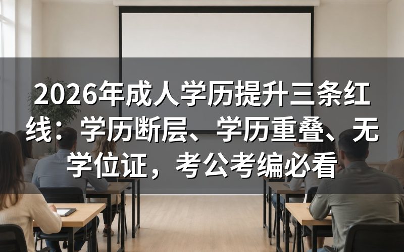 二、学历重叠是什么？如何避免？
