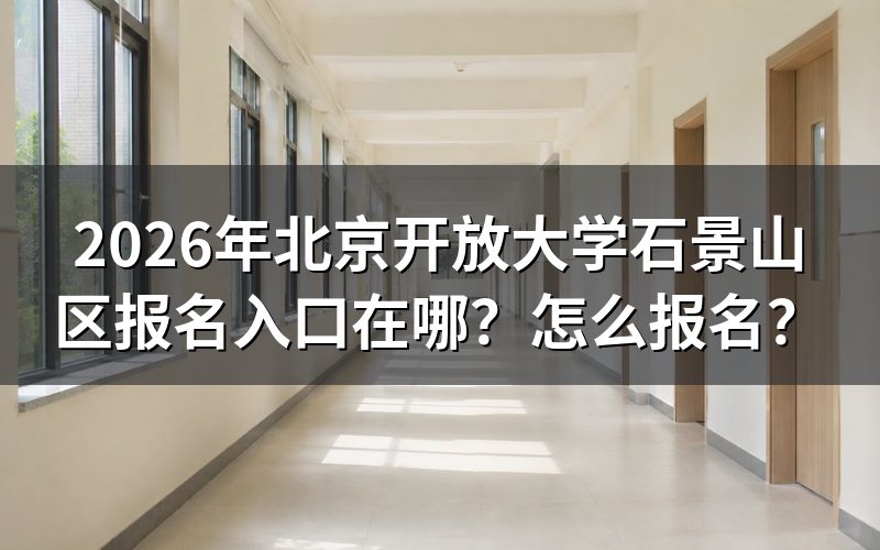 报名入口与官方查询途径