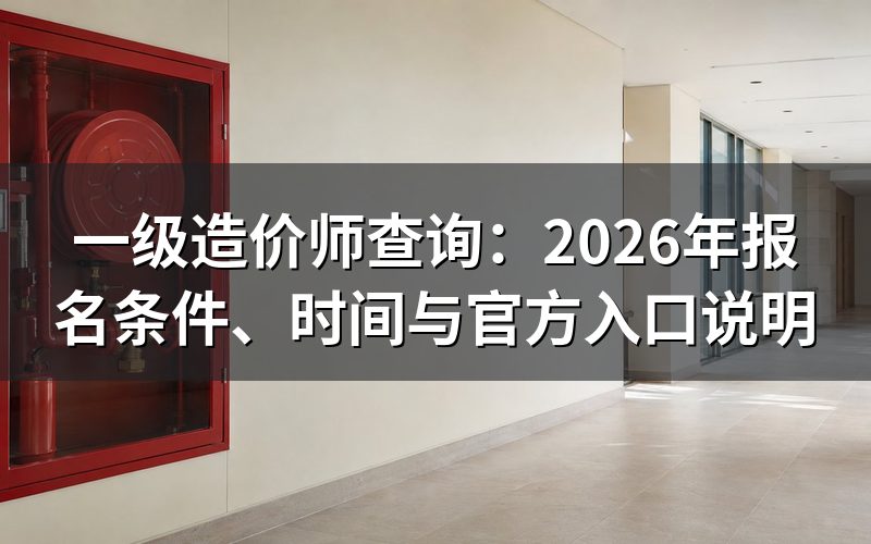 一级造价师查询,主要查哪些关键信息?