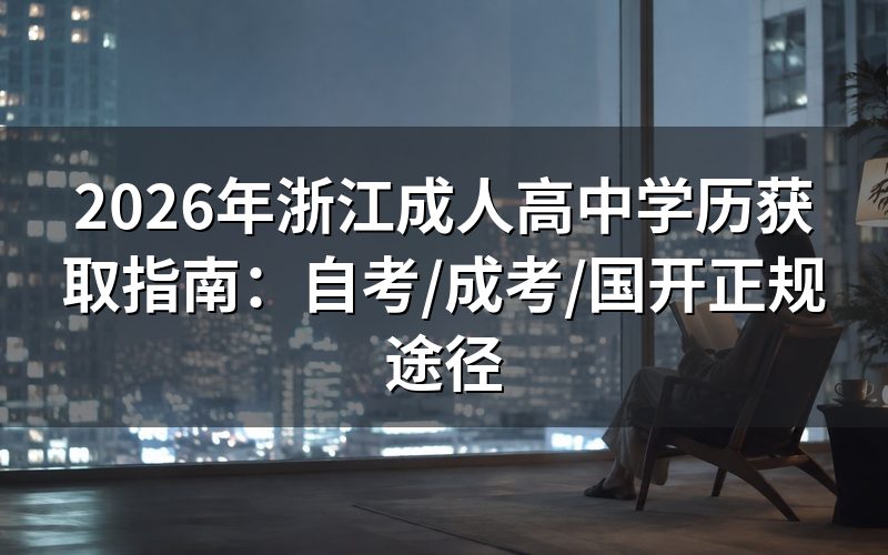 “一周查学籍”的成人高中,可信吗?