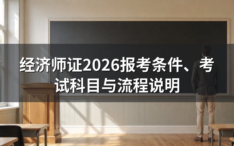 经济师证是什么证书?属于什么类型?