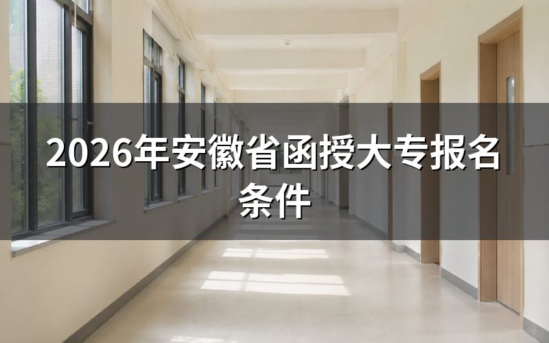 基本报名条件