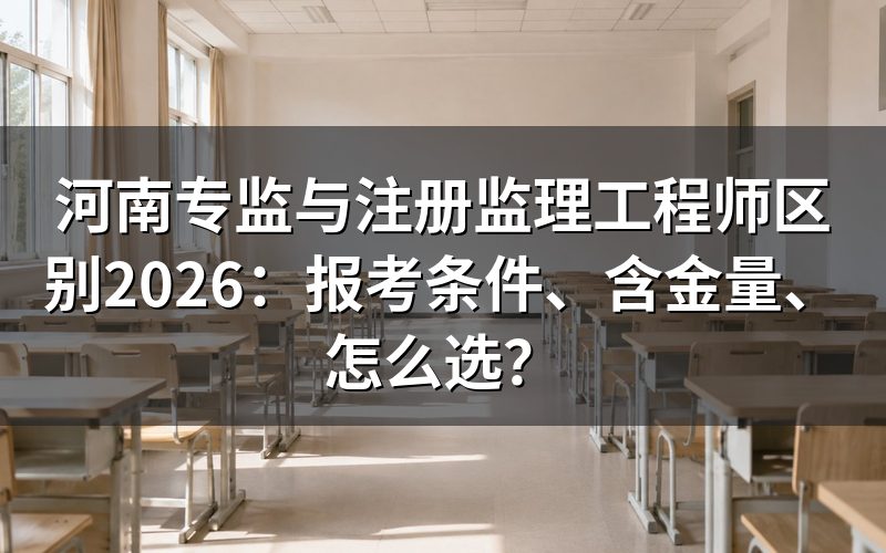 一、证书性质与适用范围区别