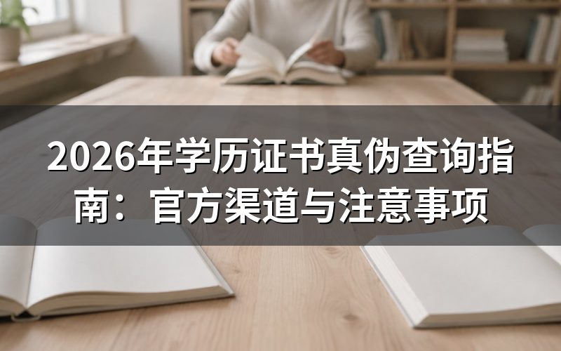 为什么需要查询学历证书真伪?