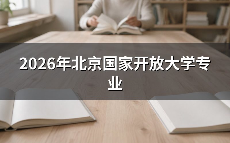 招生专业与查询途径