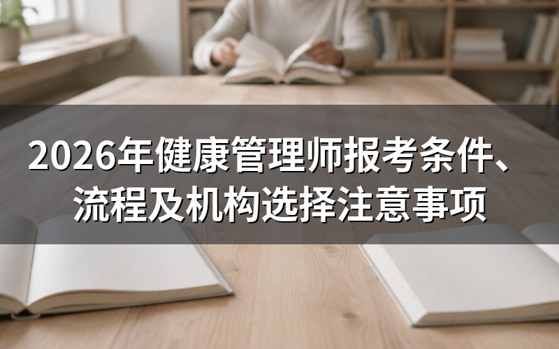 一、个人能否直接报名健康管理师考试？