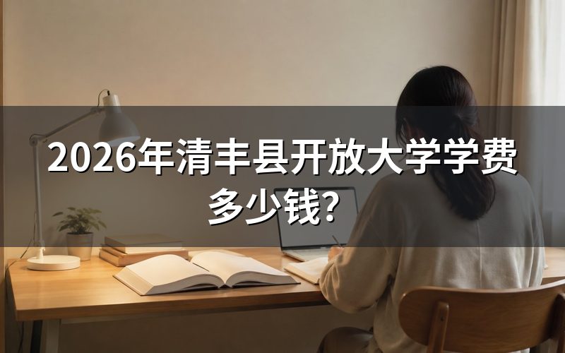2026年清丰县开放大学学费标准