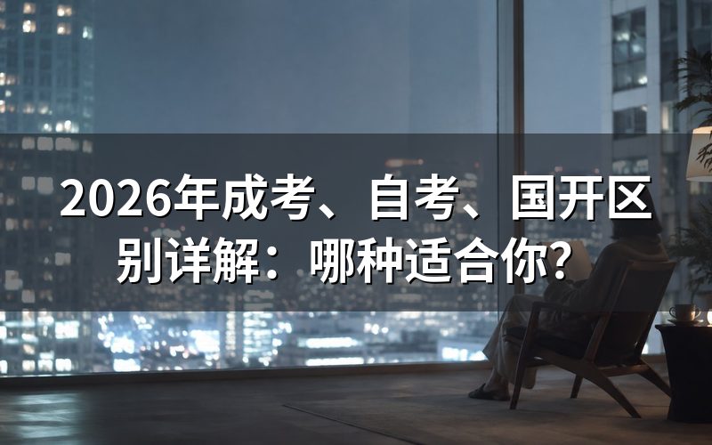 成考、自考、国开都是正规学历吗？