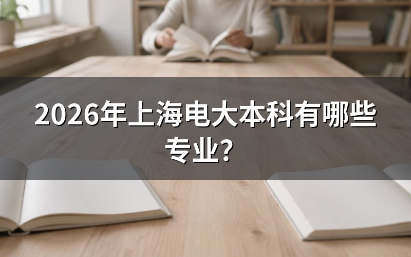 上海电大本科专业目录查询途径
