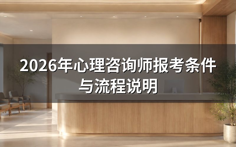 心理咨询师证书现在是什么性质?