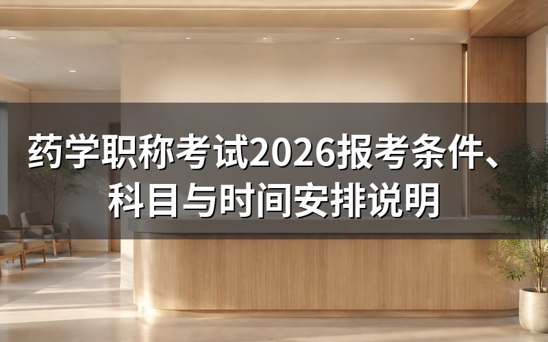 药学职称考试是什么?