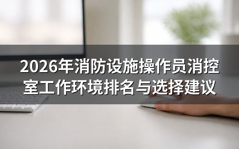 消防设施操作员证书是什么?