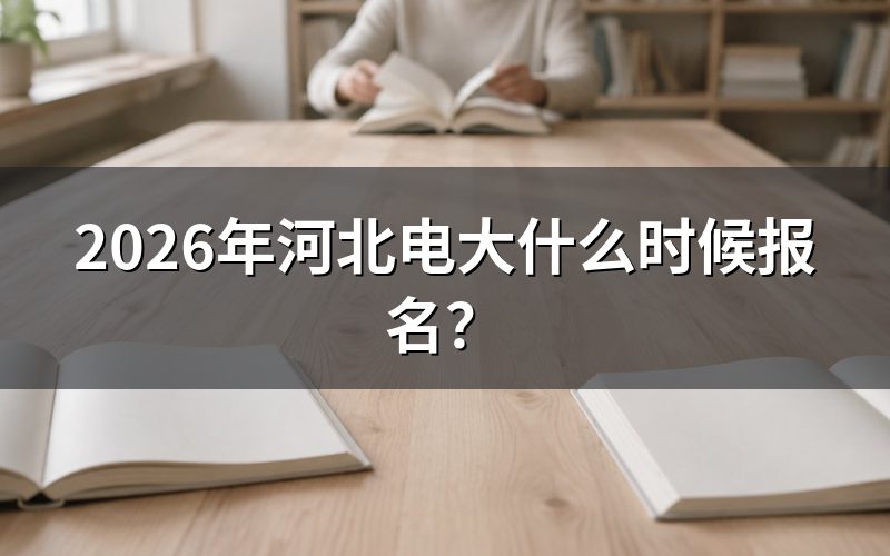 报名时间与批次安排