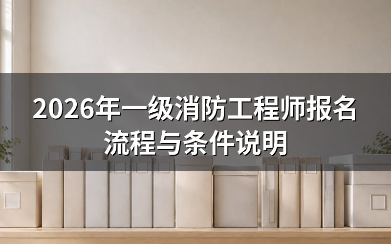一级消防工程师报名入口在哪里？
