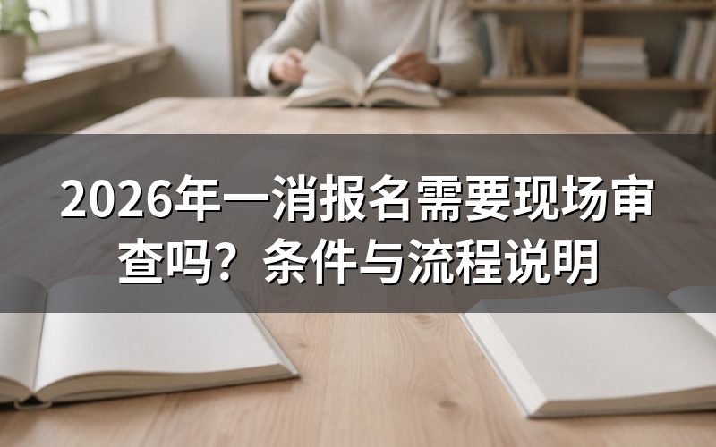 一消报名一般需要现场审查吗?