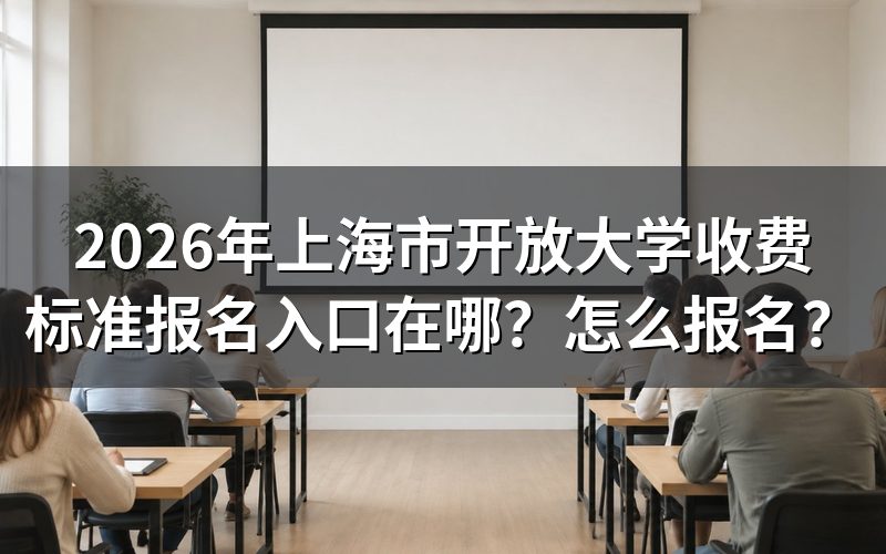 上海市开放大学报名入口