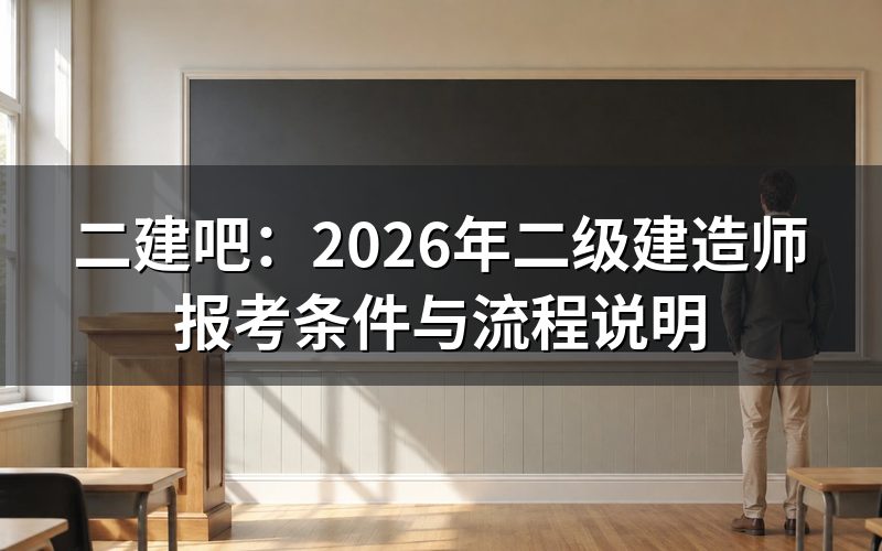 2026年二建考试时间是什么时候?
