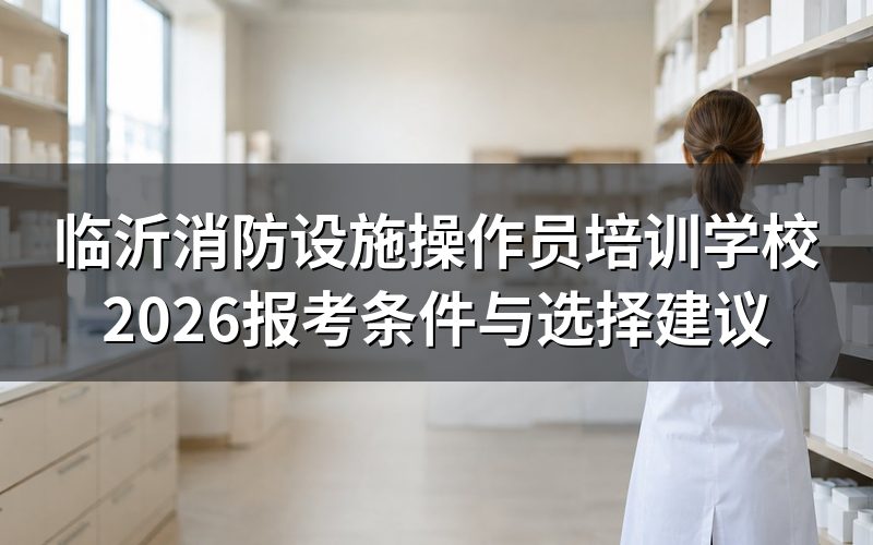 临沂消防设施操作员培训学校能帮你做什么?