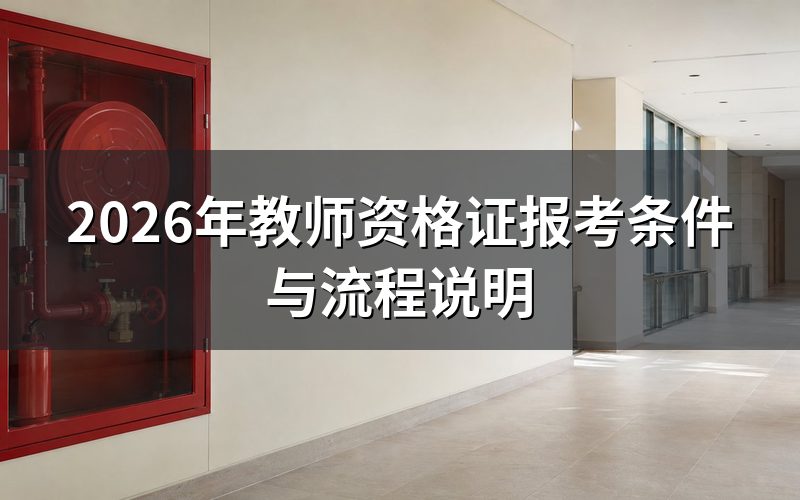 报考教师资格证需要什么学历？