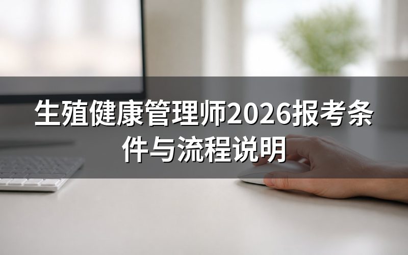 生殖健康管理师和健康管理师是什么关系?
