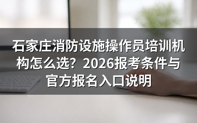 石家庄消防设施操作员报考条件是什么?学历和工作年限怎么算?