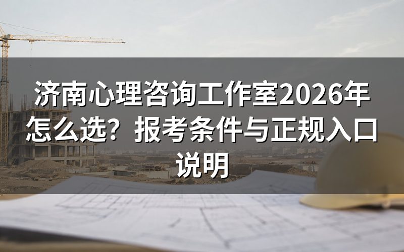 济南心理咨询工作室分哪两类?