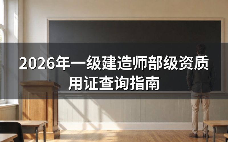 什么是部级资质用证?