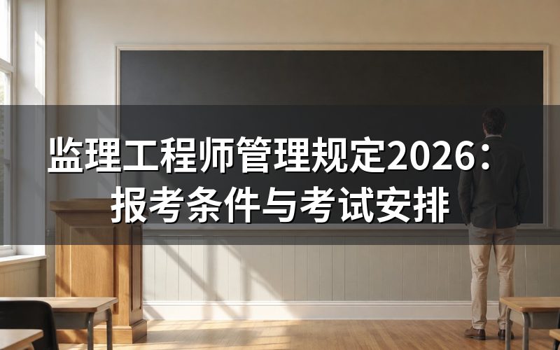 监理工程师管理规定适用于哪些人?