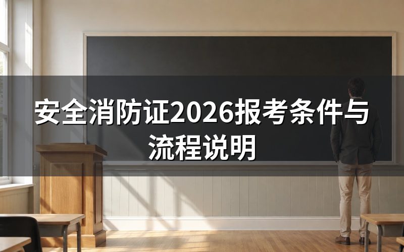 安全消防证是什么证书?