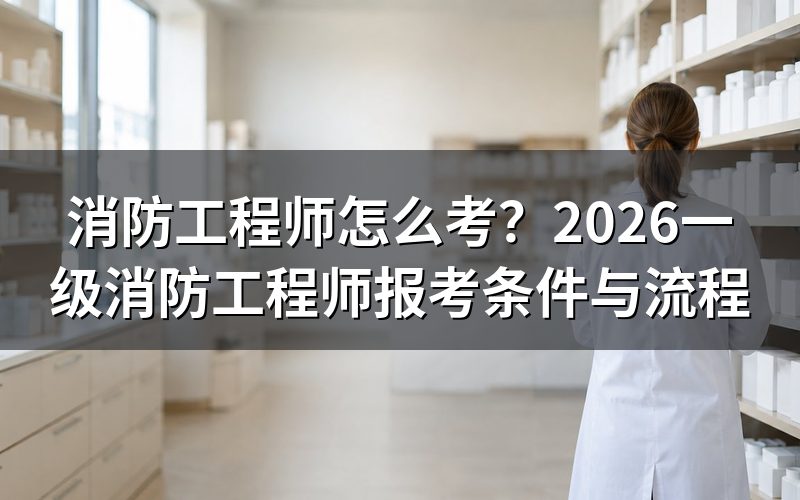 一级消防工程师报考条件是什么?