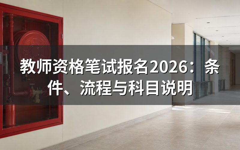 现在还能报2026年下半年的教师资格笔试吗？