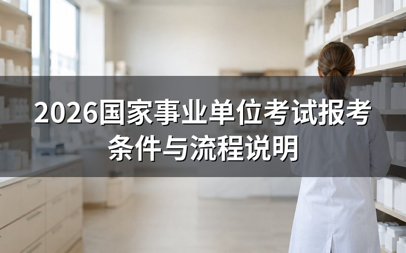 国家事业单位考试是什么?