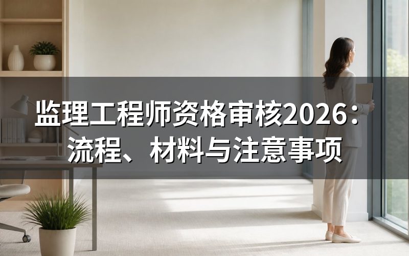 监理工程师资格审核是考前还是考后?