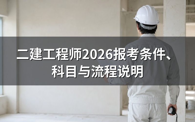 二建工程师是什么证书?