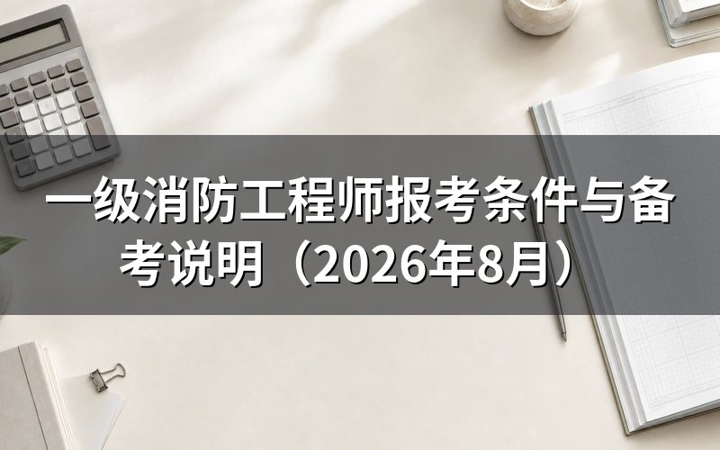 一级消防工程师是什么证书?