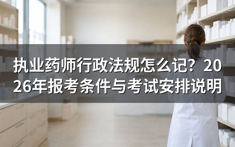 执业药师考试中的行政法规是什么?