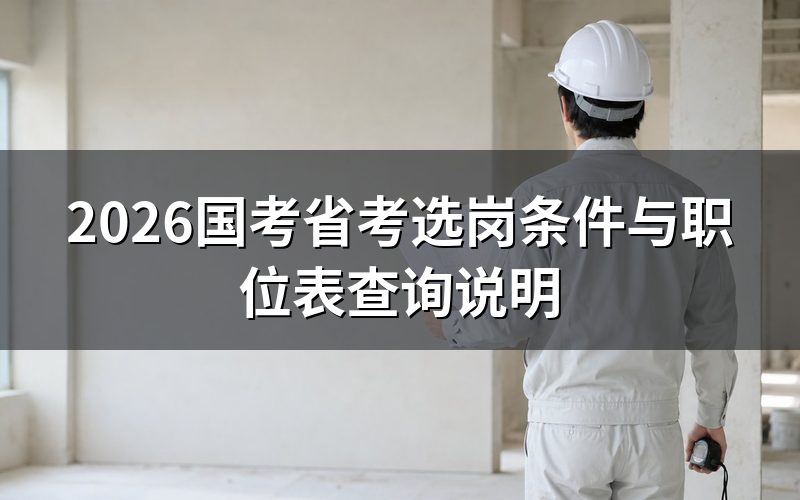 公务员考试是什么性质的考试?