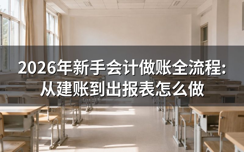 新手做账要从哪几个环节入手?