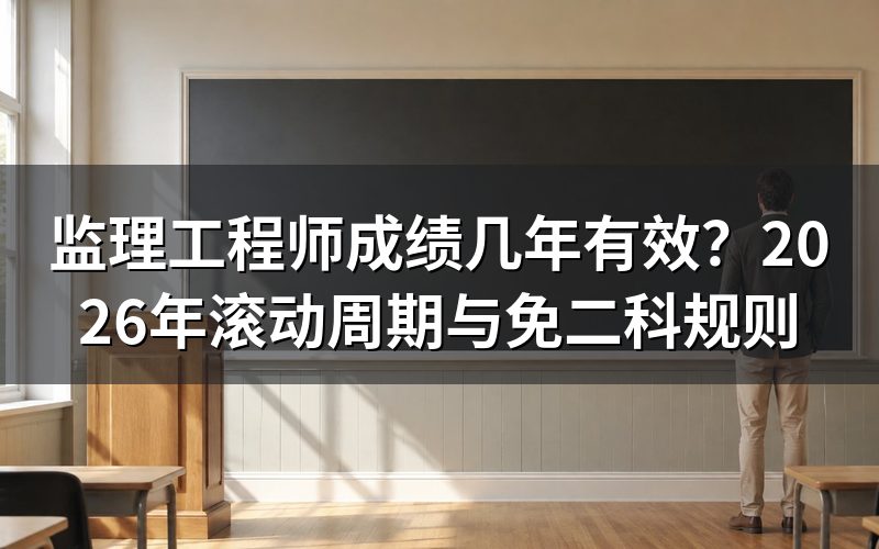 监理工程师成绩到底几年有效?