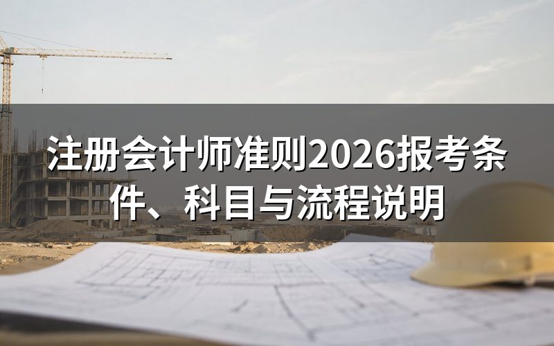 注册会计师准则是什么?和初级会计职称有什么关系?