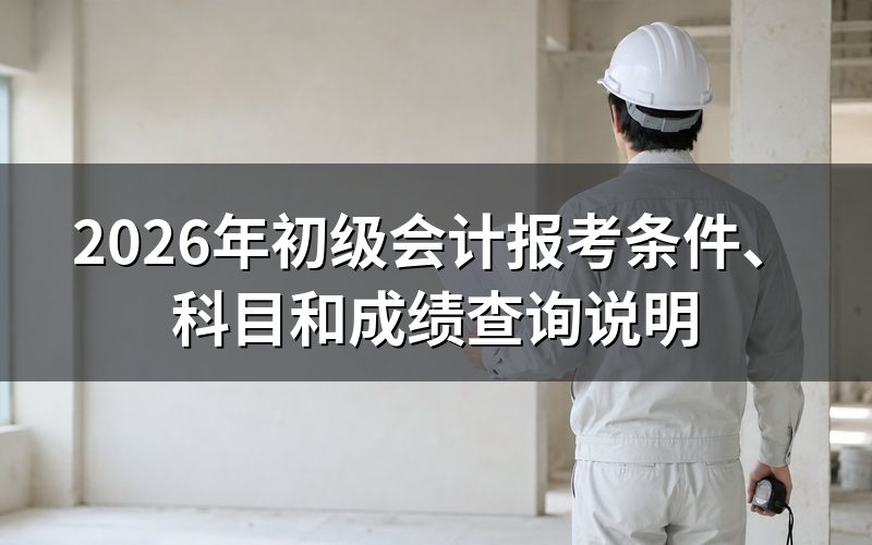 2026年初级会计现在进行到哪一步了?