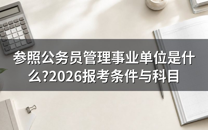 参照公务员法管理事业单位是什么意思?