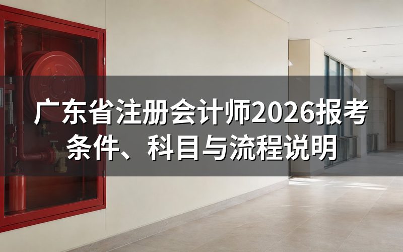 广东省注册会计师报名入口是哪个?