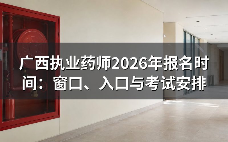 广西执业药师2026年报名时间过了吗?现在到了哪一步?