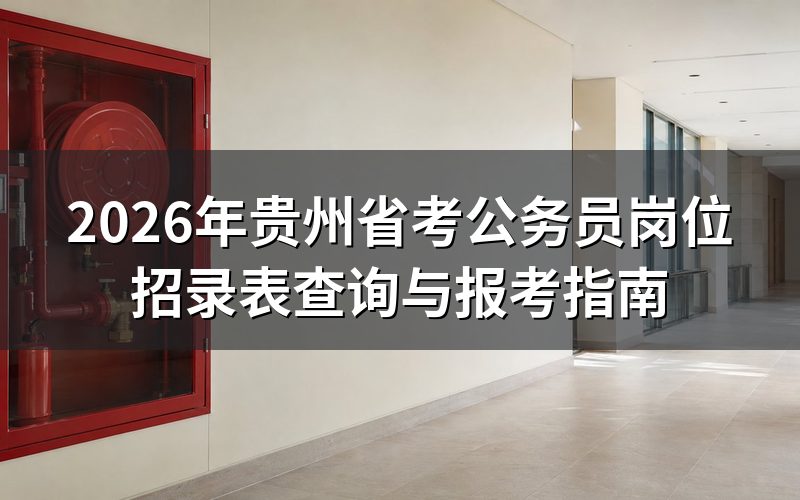 2026年贵州省考岗位招录表现在还能查到吗?