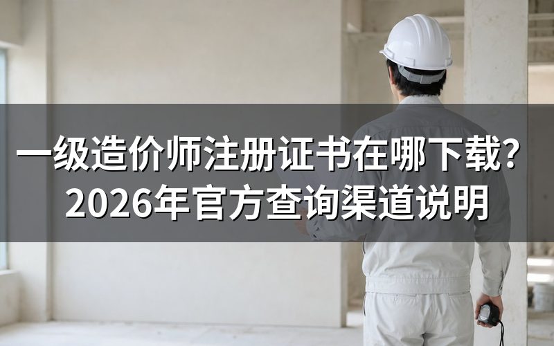“一级造价师”到底有几本证?先分清资格证和注册证