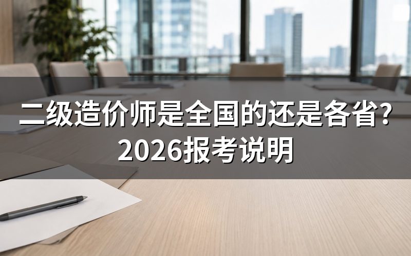二级造价师是全国统一考试,还是各省自己组织?
