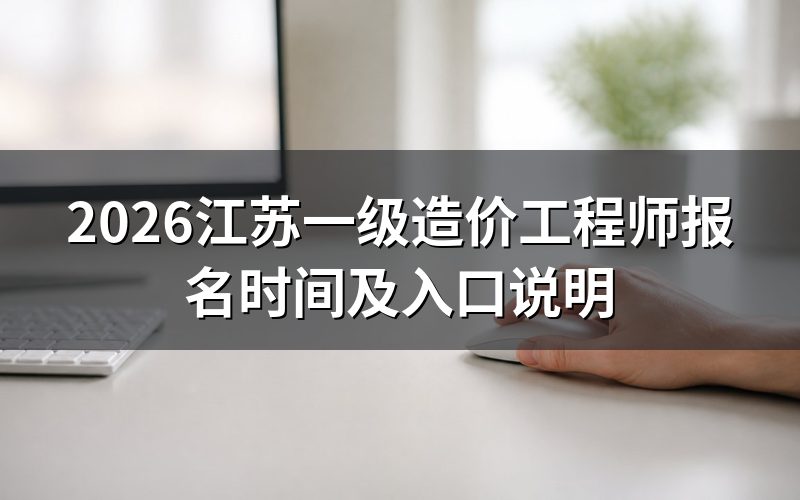 2026年一级造价工程师报名现在到什么阶段了?