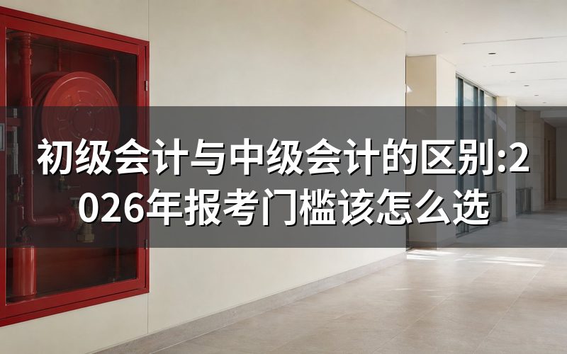 初级会计和中级会计,是同一种证吗?