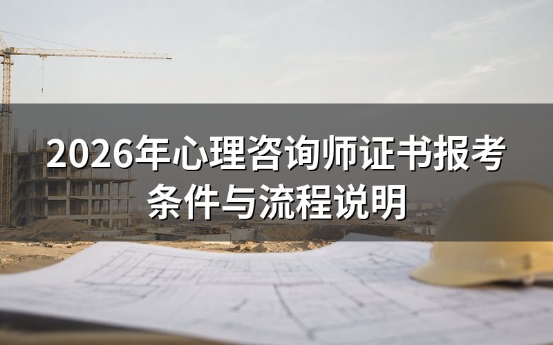 心理咨询师证书是国家职业资格证吗?